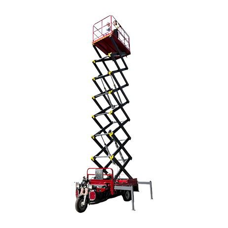 Tricycle-driven Scissor Lift