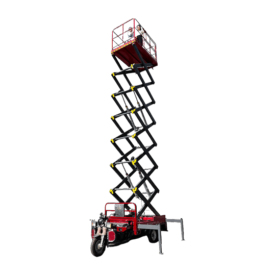 Tricycle-driven Scissor Lift