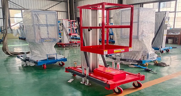 Our company’s aluminum alloy lifts have been exported to Greece for sales testing.