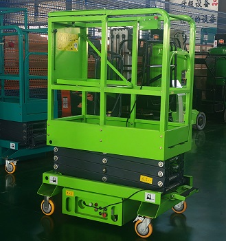 Mini Scissor Lifts Exported to the U.S. for Warehouse Aisle Operations