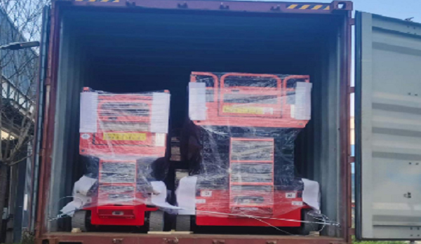 Self-Propelled Scissor Lifts Shipped to Repeat Greek Customer