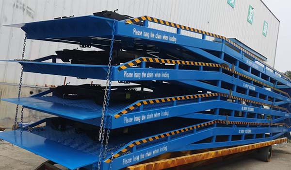 Movable Unloading Platform Shipment｜4 Units Delivered to French Warehouse‑Logistics Project