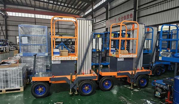 2 units of 8m Single-mast Aluminum Alloy Lift have shipped to Guyana