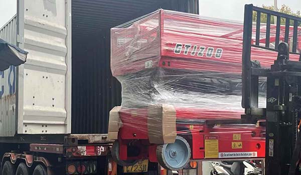 6m Self-Propelled Scissor Lift Shipped to Bangladesh