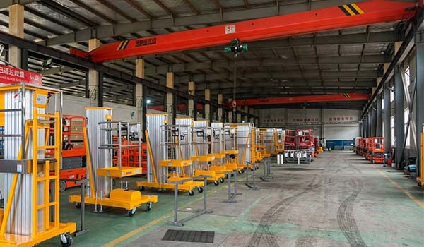 Full Container Shipment of Single Mast Aluminum Alloy Lifts to Taiwan, China